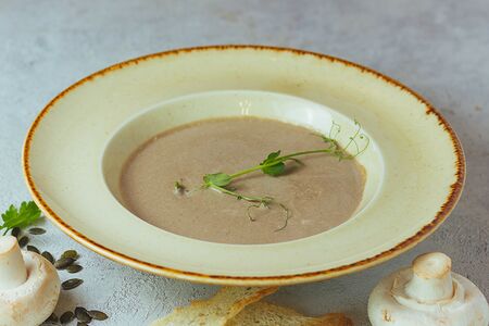 Крем-суп из шампиньонов