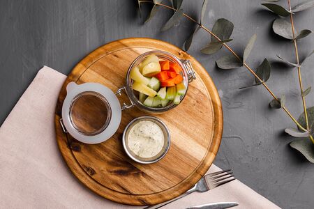 Овощные Стиксы с сусом Тар-Тар