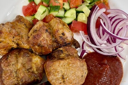 Шашлык из cвинoй шеи