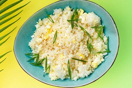 Рис с яйцом