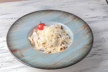 Феттуччине с морепродуктами