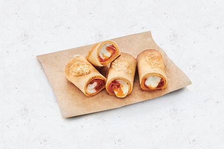 Рулетики с пепперони