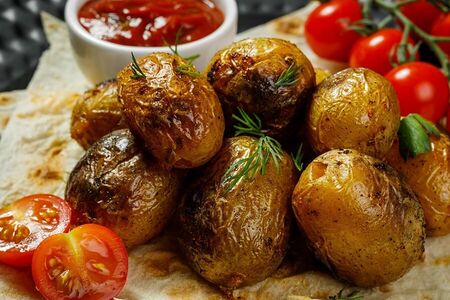 Картофель с курдюком