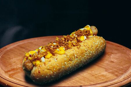 Хот-дог Датский с куриной колбаской