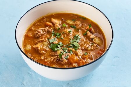 Гороховый суп с копчёностями