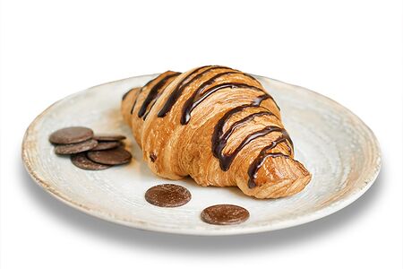 Круассан с шоколадным ганашем