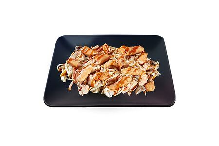 Удон с лососем