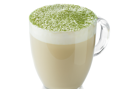 Сырный матча латте