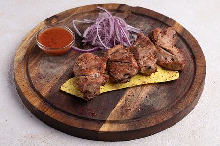 Шашлык из cвинoй шеи