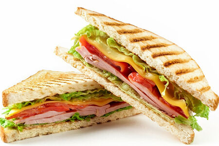 Сэндвич с ветчиной и сыром