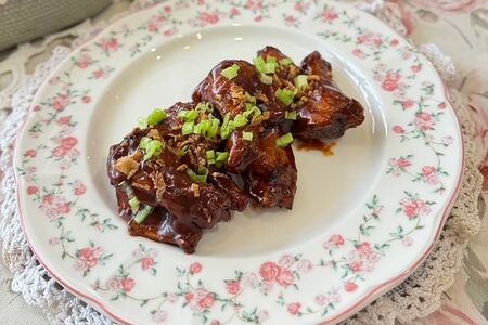 Куриные крылышки в соусе барбекю