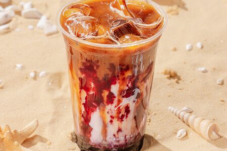 Латте Ягодный пломбир