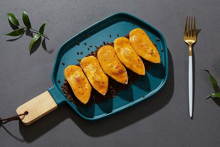 Запечённые мидии в ореховом соусе