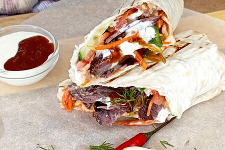 Шаурма с говядиной S