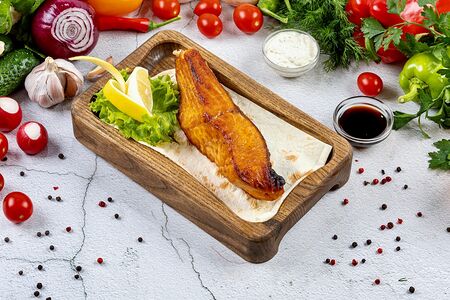 Шашлык из семги