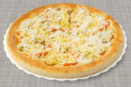 Пицца с курицей