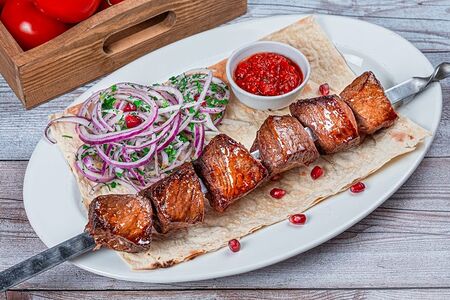 Шашлык из говяжьей мякоти