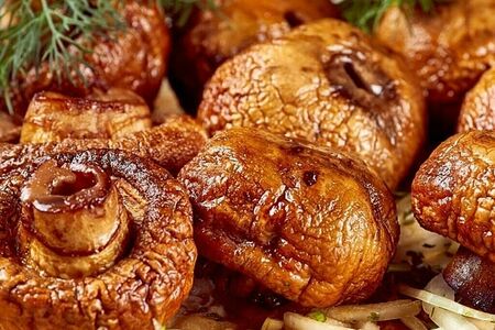Шашлык из шампиньонов