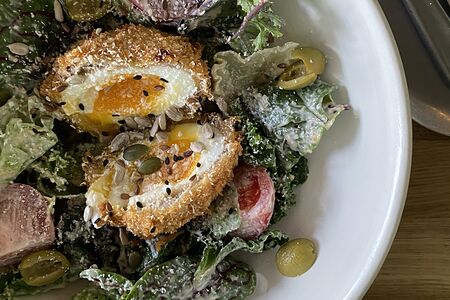 Салат с яйцом по-критски