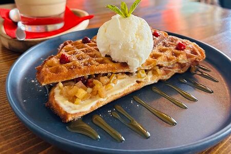 Вафля Штрудель с яблоками