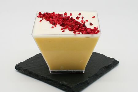 Панна-котта Манго-маракуйя