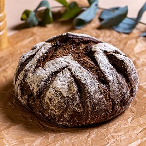 Хлеб Заварной ржаной подовый