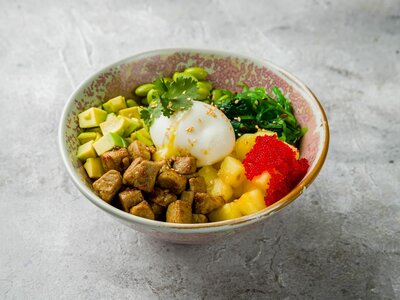 Ахи поке с тунцом