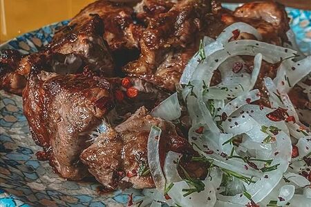 Шашлык из свиной шейки