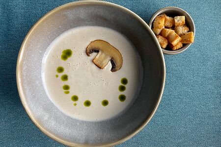 Крем-суп грибной