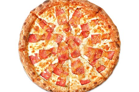 Пицца Бекон-чеддер на тонком тесте