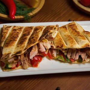 Шаурма в лепешке