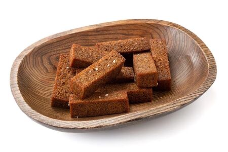 Гренки ржаные чесночные