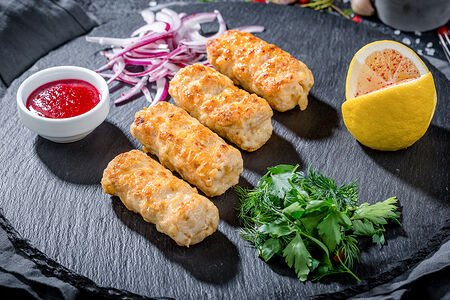 Люля-кебаб из осетрины