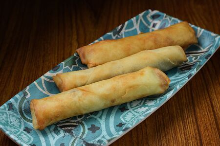 Спринг-роллы с семгой