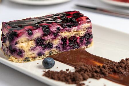 Черничный пирог