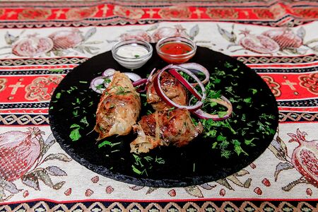 Печень говяжья в сетке