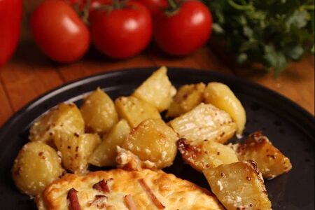 Картофель запеченный в горчице