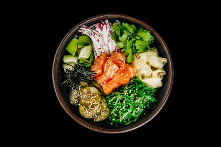 Боул с лососем