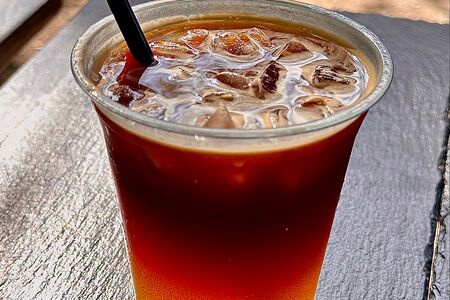 Апельсиновый эспрессо-тоник