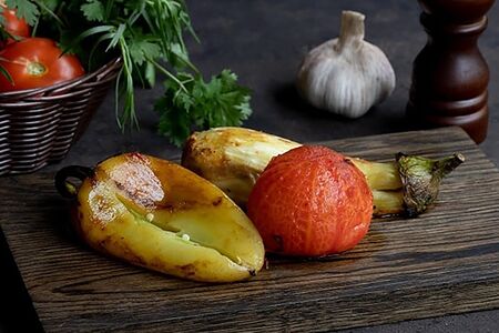 Овощи на мангале