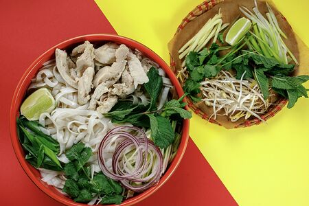 Фо-га с курицей