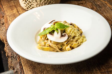 Феттучине с лесными грибами