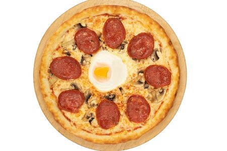 Пицца с копченой индейкой