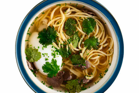 Суп Фо с домашней пшеничной лапшой