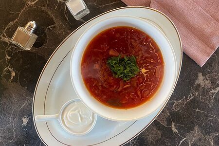 Борщ с говядиной