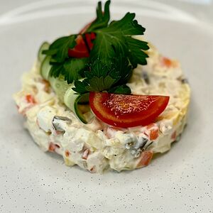 Оливье с индейкой