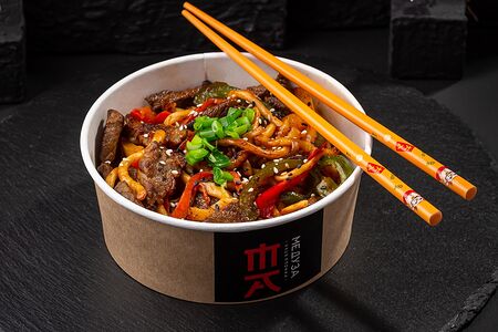 Лапша с говядиной