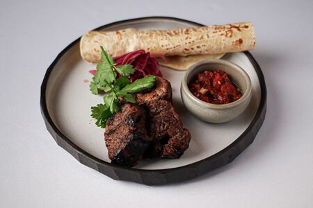 Шашлык из мраморной говядины