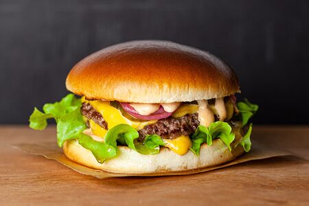 Дабл чиз и фри