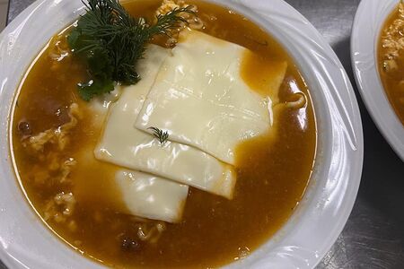 Рамен с сыром
